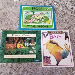 3 Children's Books Paperback about animals